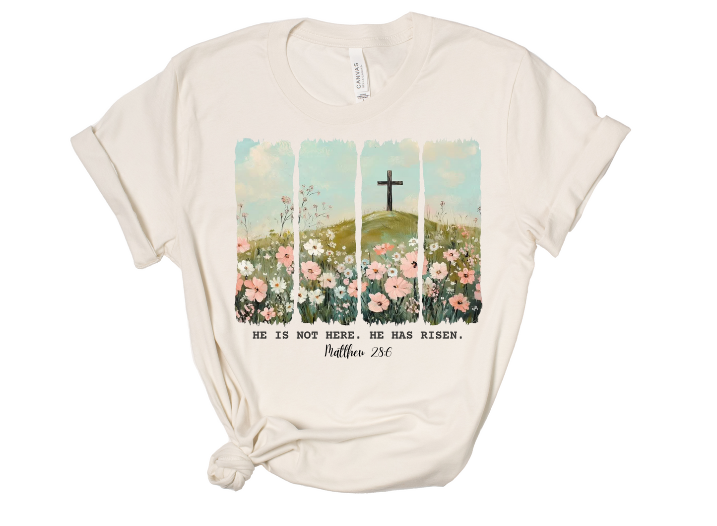 He Has Risen Adult Tee
