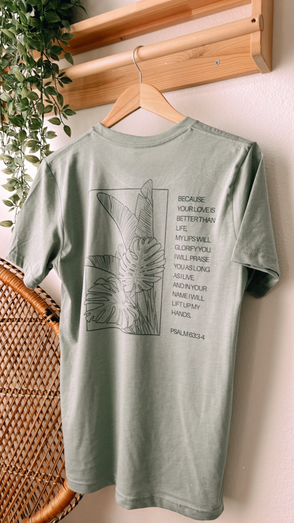 Praise Palm Psalm 63 Tee