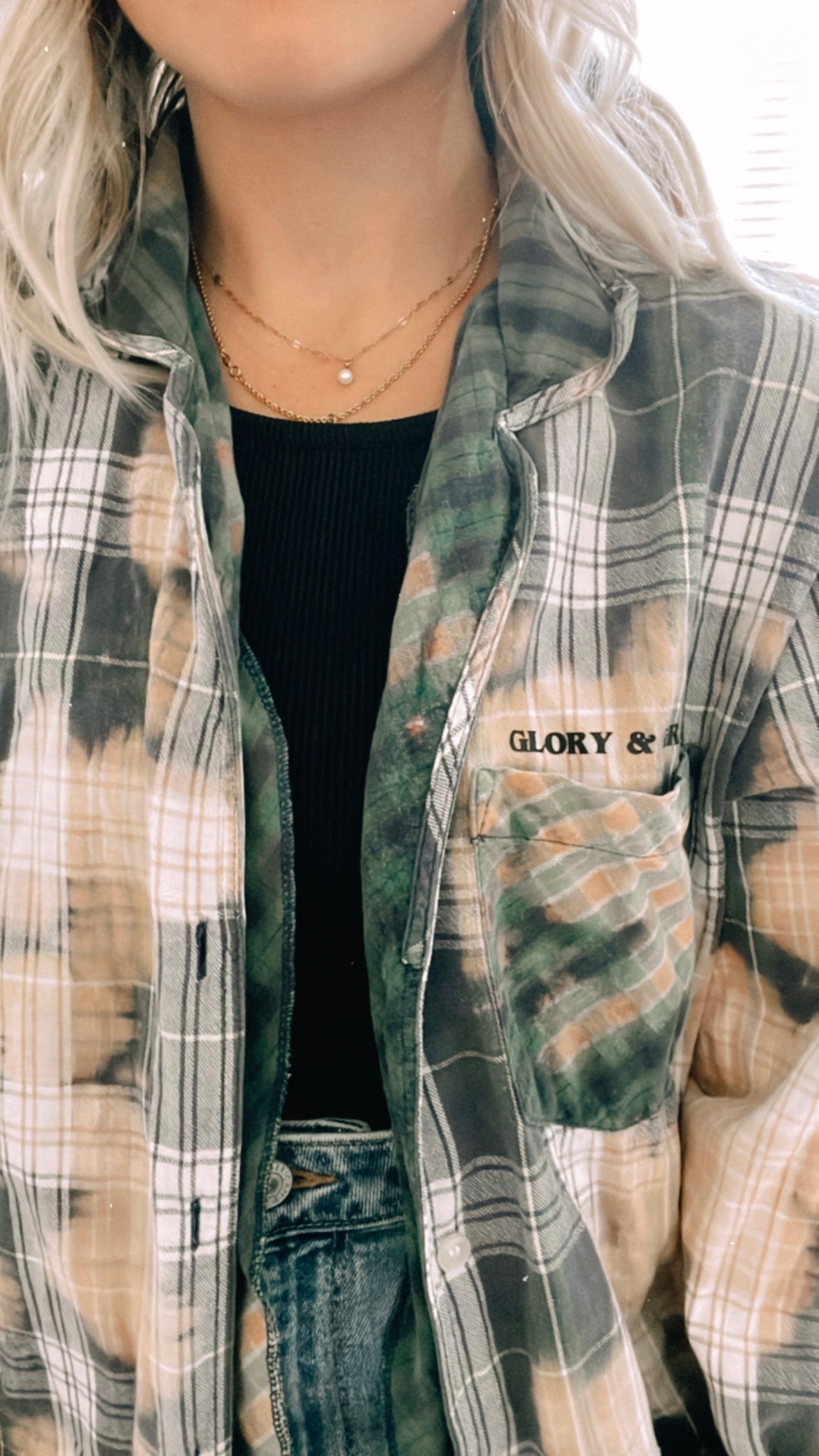 Glory & Grace Bleached Flannel Men’s Medium
