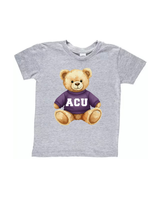 ACU Bear Adult and Kid Tee