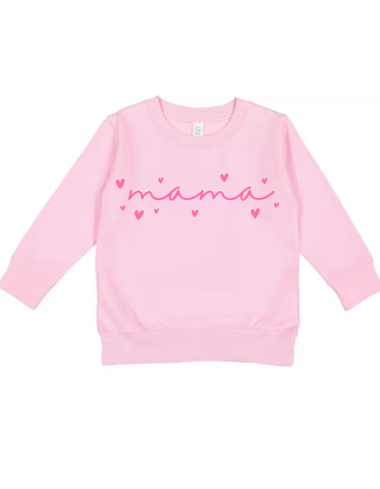Mama/Mini t-shirt and sweatshirt