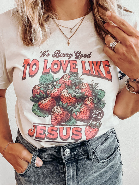 Its Berry Good Strawberry Tee