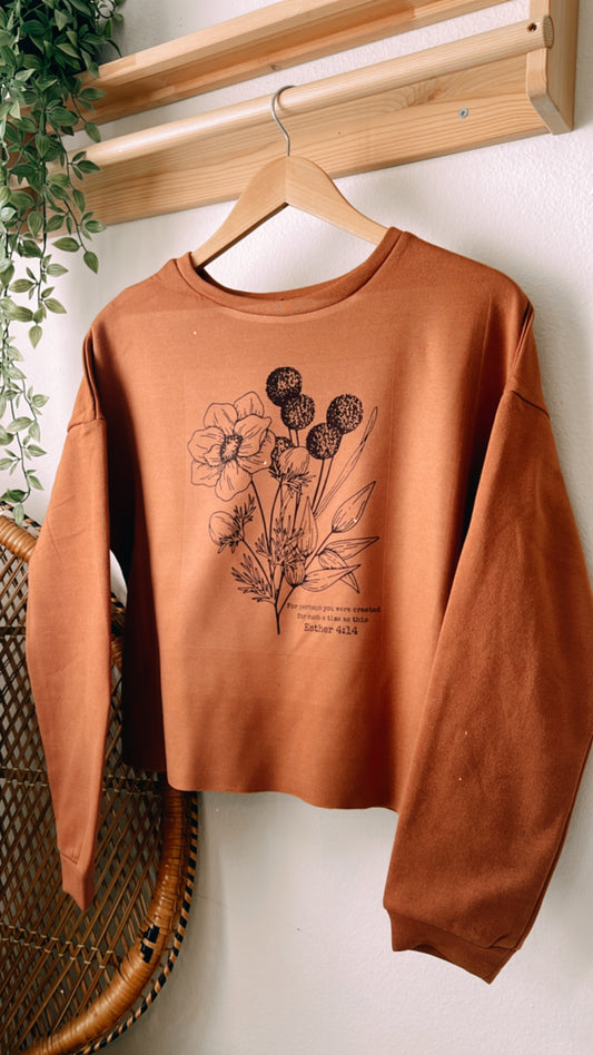 Esther Cropped Crewneck